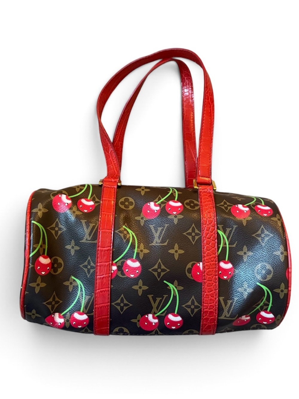 Vintage Louis Vuitton Papillon 30 M51365 – Refurbished Custom Cherry Bag